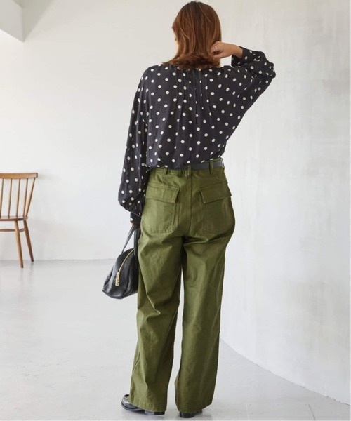 JOURNAL STANDARD relume（ジャーナルスタンダード　レリューム）の「《追加7》ワイドベイカーパンツ（カーゴパンツ・レディース・カーキ/ホワイト/ネイビー・38/36/34）」の19枚目の写真