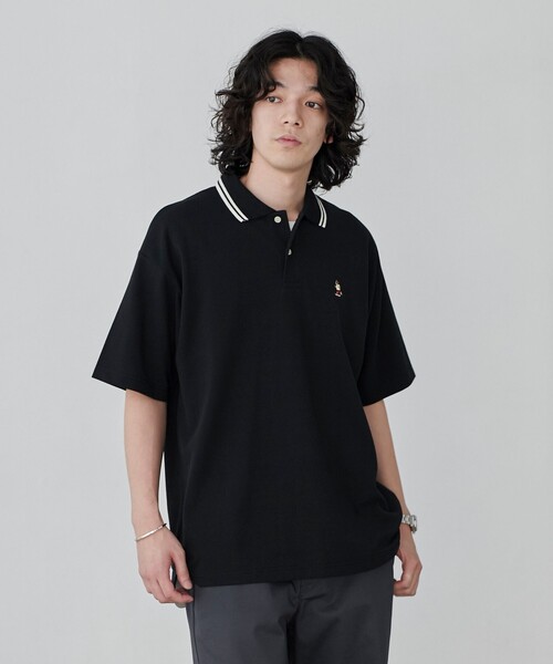coen（コーエン）の「スポーツベア刺繍ポロシャツ（Tシャツ/カットソー