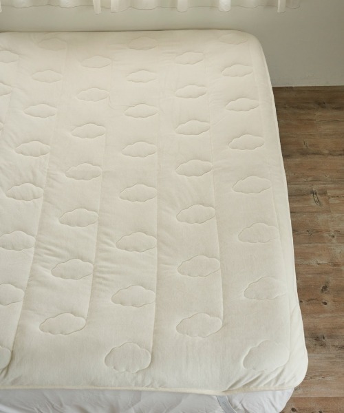 【Sleep】雲キルト 敷きパッド（シングル）