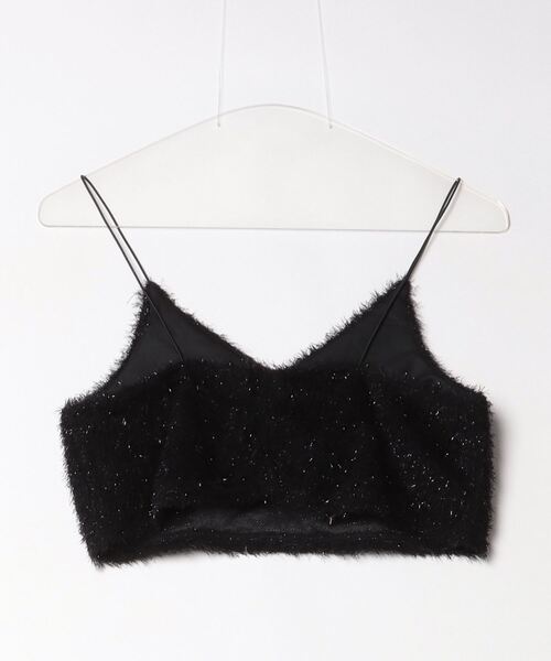 AO2(アオズ)の「Shaggy Bustier / シャギービスチェ(ベスト・レディース・ライトグレー/ブラック・FREE)」の6枚目の写真