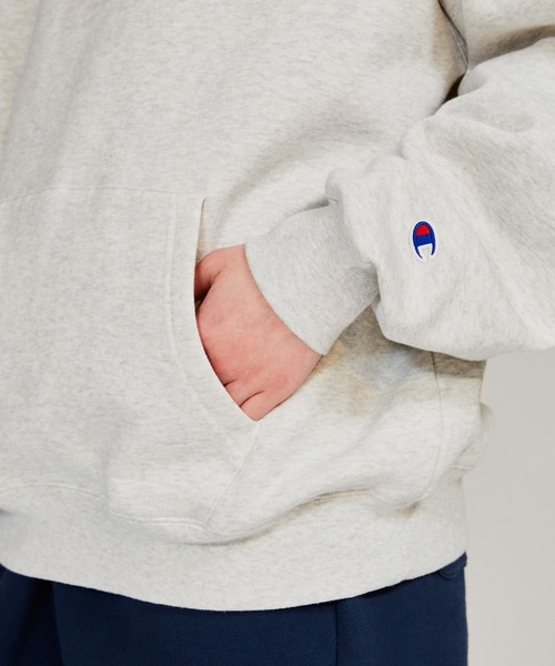 Champion（チャンピオン）の「【Champion/チャンピオン】メンズ アクションスタイル フーデッドスウェットシャツ（パーカー・メンズ・ブラック/レッド系その他6/ヘザーグレー/パープル系その他7・LARGE/MEDIUM/X-LARGE）」の20枚目の写真