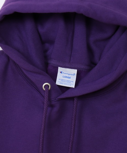 Champion（チャンピオン）の「【Champion/チャンピオン】メンズ アクションスタイル フーデッドスウェットシャツ（パーカー・メンズ・ブラック/レッド系その他6/ヘザーグレー/パープル系その他7・LARGE/MEDIUM/X-LARGE）」の7枚目の写真