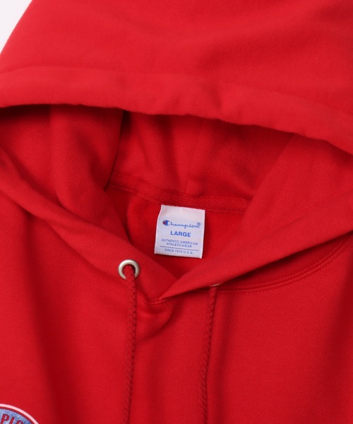 Champion（チャンピオン）の「【Champion/チャンピオン】メンズ アクションスタイル フーデッドスウェットシャツ（パーカー・メンズ・ブラック/レッド系その他6/ヘザーグレー/パープル系その他7・LARGE/MEDIUM/X-LARGE）」の11枚目の写真