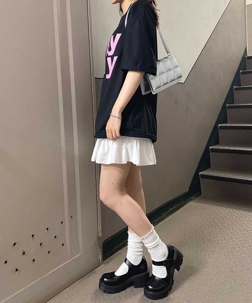 〜〜Nana〜〜BLACK &White スカート2セット セール】インナーパンツ付きフリルスカート(スカート)|NANEA