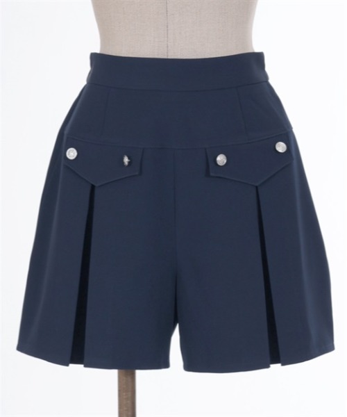 axes femme POETIQUE（アクシーズファムポエティック）の「チェーンフラップキュロット（その他パンツ・レディース・ネイビー/ブラック・MEDIUM）」の16枚目の写真