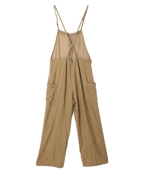 美品 TRAVAIL MANUEL リネン混サロペット パン 美品 TRAVAIL MANUEL リネン混サロペット パン