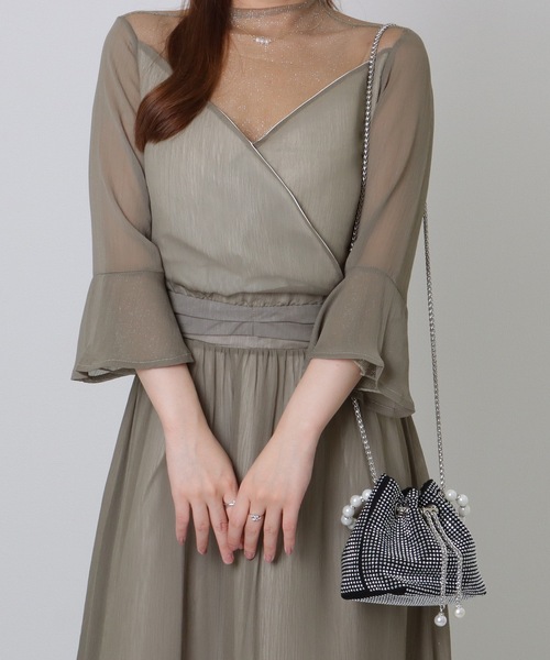 Lace Ladies（レースレディース）の「ビッグパール 2WAY スタッズ 巾着 ショルダーバッグ（クラッチバッグ・レディース・シルバー/ホワイト/ブラック・FREE）」の17枚目の写真