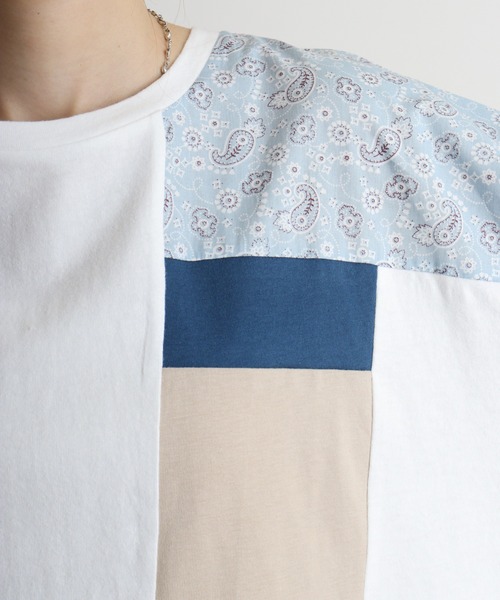 EMAGO リメイク風切替えTシャツ（Tシャツ/カットソー）｜Emago