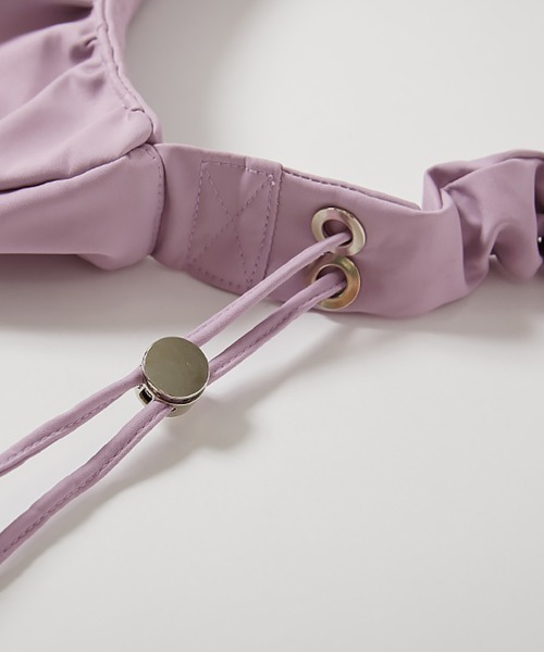 devirock（デビロック）の「親子で使える ゲーム機ケース固定バンド付き ギャザーショルダーバッグ（ショルダーバッグ・キッズ・グリーン系2/ブラック/ラベンダー・ONE SIZE）」の6枚目の写真