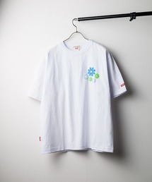 【69】【Naked Rust and other POEMS】発泡プリント ショートスリーブ コットンTシャツ