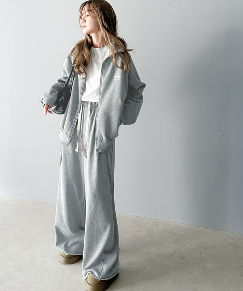 Java（ジャバ）の「《JAVA ジャバコラボ》ワンランク上の着こなし叶う。サスペンダー付裏毛2タックワイドパンツ（セットアップ可能）（その他パンツ・メンズ・ブラック/杢グレー/オートミール・MEDIUM/LARGE/SMALL/X-LARGE）」の18枚目の写真