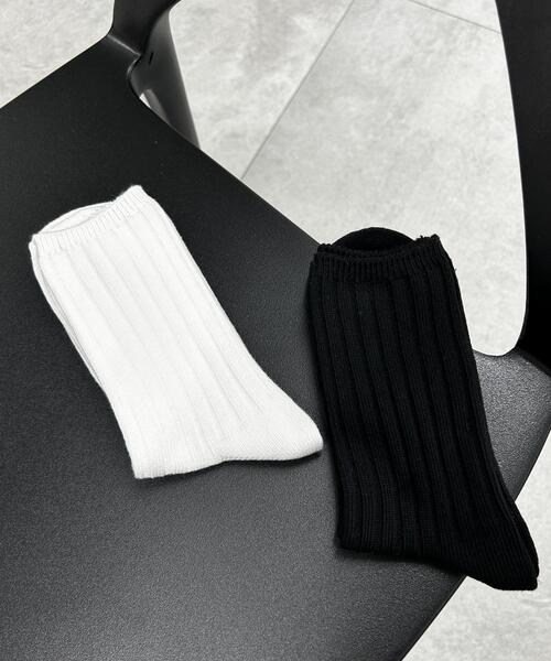 WEGO(ウィゴー)の「WEGO/ローゲージソックス(ソックス/靴下・メンズ・ホワイト/ブラック/カーキ/杢グレー・25-27CM)」の13枚目の写真