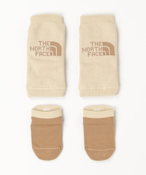 THE NORTH FACE(ザノースフェイス)の「【THE NORTH FACE】B NSE LGWM SC SET / ベビーヌプシ レッグウォーマー アンド ソックスセット(ソックス/靴下・キッズ・パープル/ベージュ・SMALL)」の1枚目の写真
