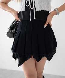 WEGO | DISPARK/【24年秋冬新作】タックダメージミニスカート(スカート)