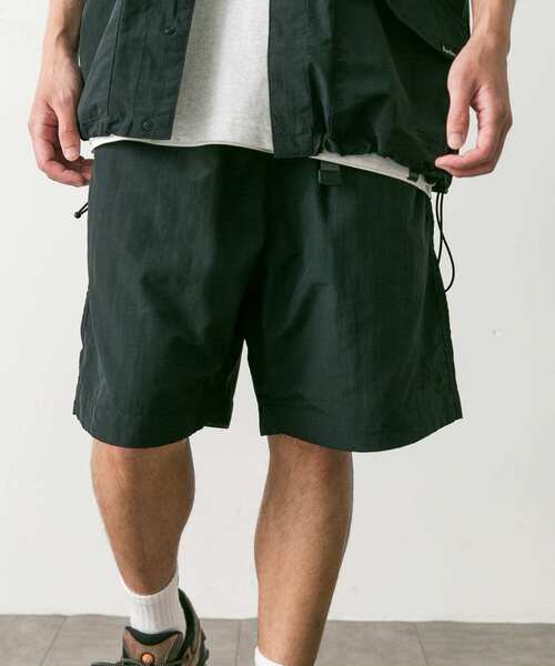 Foxfire（フォックスファイヤー）の「『別注』Foxfire×DOORS　ナイロンイージーショーツ（その他パンツ・メンズ・オリーブ/ブラック・MEDIUM/LARGE）」の3枚目の写真