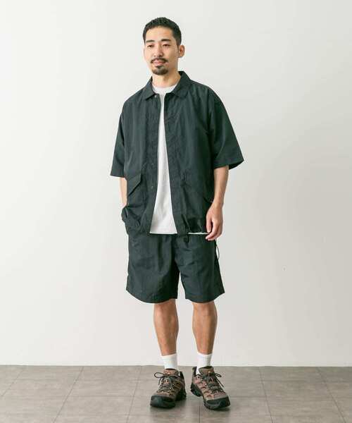 Foxfire（フォックスファイヤー）の「『別注』Foxfire×DOORS　ナイロンイージーショーツ（その他パンツ・メンズ・オリーブ/ブラック・MEDIUM/LARGE）」の7枚目の写真