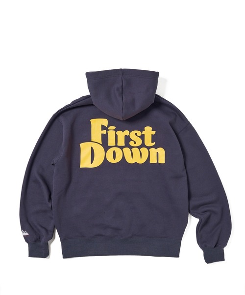 FIRST DOWN(ファーストダウン)の「フーデッド スウェット(パーカー・メンズ・ダークネイビー/ブラック/杢グレー・L/M/XL)」の12枚目の写真