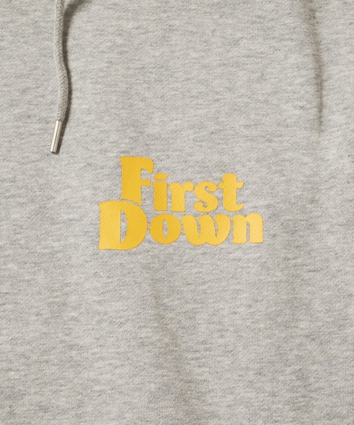 FIRST DOWN(ファーストダウン)の「フーデッド スウェット(パーカー・メンズ・ダークネイビー/ブラック/杢グレー・L/M/XL)」の7枚目の写真