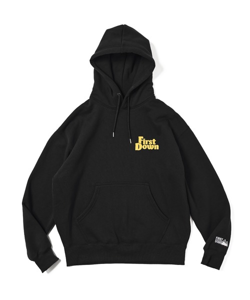 FIRST DOWN(ファーストダウン)の「フーデッド スウェット(パーカー・メンズ・ダークネイビー/ブラック/杢グレー・L/M/XL)」の9枚目の写真