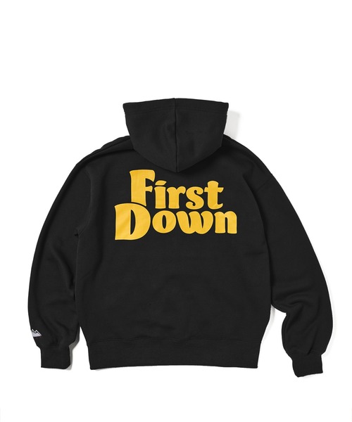 FIRST DOWN(ファーストダウン)の「フーデッド スウェット(パーカー・メンズ・ダークネイビー/ブラック/杢グレー・L/M/XL)」の10枚目の写真