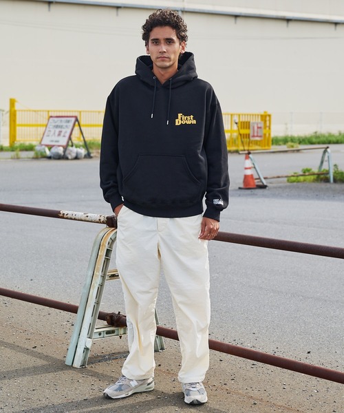 FIRST DOWN(ファーストダウン)の「フーデッド スウェット(パーカー・メンズ・ダークネイビー/ブラック/杢グレー・L/M/XL)」の17枚目の写真
