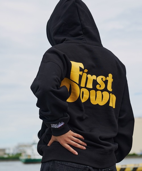FIRST DOWN(ファーストダウン)の「フーデッド スウェット(パーカー・メンズ・ダークネイビー/ブラック/杢グレー・L/M/XL)」の19枚目の写真