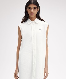FRED PERRY(フレッドペリー)|シャツワンピース(ホワイト系 FRED PERRY(フレッドペリー)|シャツワンピース(ホワイト系