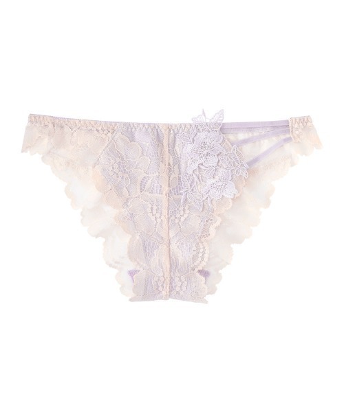 パープルF75、フルバックL、追加TバックL♡ジュエリーレースシリーズ