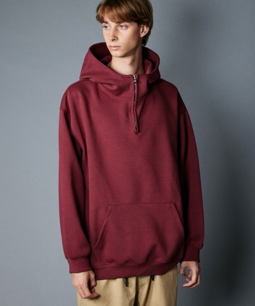 rehacer（レアセル）の「rehacer : Neck Line Wide Hoodie（パーカー・メンズ・ブラック/グレー/レッド・MEDIUM/LARGE/X-LARGE）」の15枚目の写真