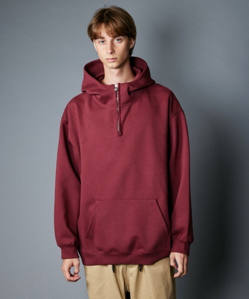 rehacer（レアセル）の「rehacer : Neck Line Wide Hoodie（パーカー・メンズ・ブラック/グレー/レッド・MEDIUM/LARGE/X-LARGE）」の16枚目の写真