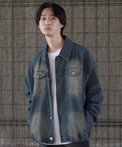 LE DENIM ボクシートラッカーデニムジャケット（デニムジャケット