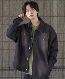 molk（モルク）の「【molk】12ozヴィンテージライクカットオフデニムジャケット（デニムジャケット・メンズ）」