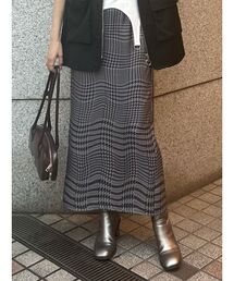 MURUA | ウェーブチェックナロースカート(スカート)
