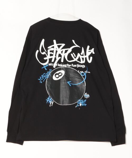 JOHN'S CLOSET(ジョンズクローゼット)の「【13】発砲グラフィックプリント オーバーサイズ ロングスリーブTシャツ(Tシャツ/カットソー・メンズ・ホワイト系1/ホワイト系2/ホワイト系3/ブラック系2/ブラック系1/ブラック系3・MEDIUM/LARGE)」の17枚目の写真