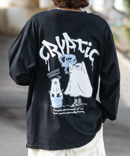 JOHN'S CLOSET(ジョンズクローゼット)の「【13】発砲グラフィックプリント オーバーサイズ ロングスリーブTシャツ(Tシャツ/カットソー・メンズ・ホワイト系1/ホワイト系2/ホワイト系3/ブラック系2/ブラック系1/ブラック系3・MEDIUM/LARGE)」の6枚目の写真