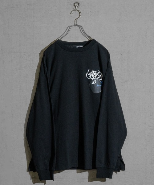 JOHN'S CLOSET(ジョンズクローゼット)の「【13】発砲グラフィックプリント オーバーサイズ ロングスリーブTシャツ(Tシャツ/カットソー・メンズ・ホワイト系1/ホワイト系2/ホワイト系3/ブラック系2/ブラック系1/ブラック系3・MEDIUM/LARGE)」の10枚目の写真