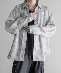 KUUUPY | Drape Vintage Design Color-Tipped Shirt - ドレープヴィンテージデザインカラーチップシャツ(シャツ/ブラウス)