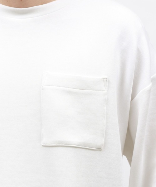 LAKOLE(ラコレ)の「ライトダンボールポケット長袖T / 143055(Tシャツ/カットソー・メンズ・マスタード/アクア/ブラック/ホワイト・MEDIUM/LARGE/X-LARGE)」の20枚目の写真