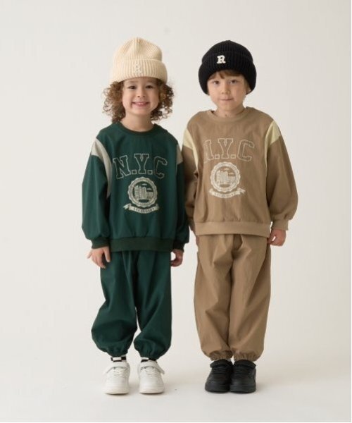 b・ROOM（ビールーム）の「【セットアップ可能】ナイロンパンツ（その他パンツ・キッズ・ブラック/ダークグリーン/ベージュ/エンジ・100cm/110cm/120cm/130cm/140cm/150cm）」の6枚目の写真