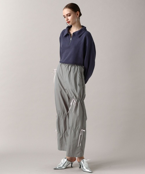 FOREVER 21(フォーエバー トゥエンティーワン)の「【2024FW】ピグメント裏毛ハーフジップスウェット(スウェット・レディース・オフホワイト/ネイビー/グレー/ピンク・FREE)」の10枚目の写真