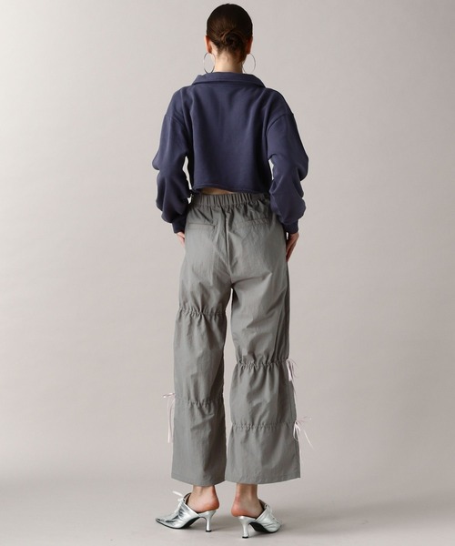 FOREVER 21(フォーエバー トゥエンティーワン)の「【2024FW】ピグメント裏毛ハーフジップスウェット(スウェット・レディース・オフホワイト/ネイビー/グレー/ピンク・FREE)」の12枚目の写真