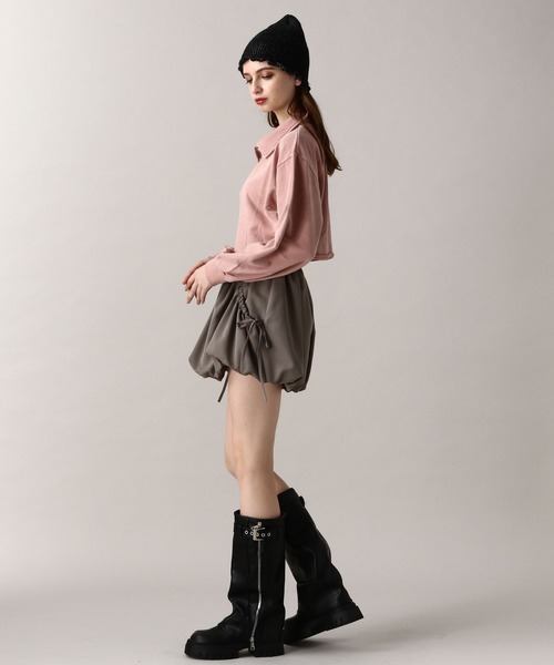 FOREVER 21(フォーエバー トゥエンティーワン)の「【2024FW】ピグメント裏毛ハーフジップスウェット(スウェット・レディース・オフホワイト/ネイビー/グレー/ピンク・FREE)」の6枚目の写真