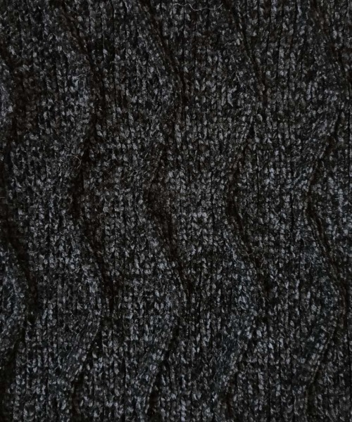 ORIENT MILLINERY(オリエント ミリナリー)の「MALL KNIT BALACLAVA 波編みバラクラバ(ニットキャップ/ビーニー・レディース・ブラック/ベージュ/オレンジ・FREE)」の13枚目の写真