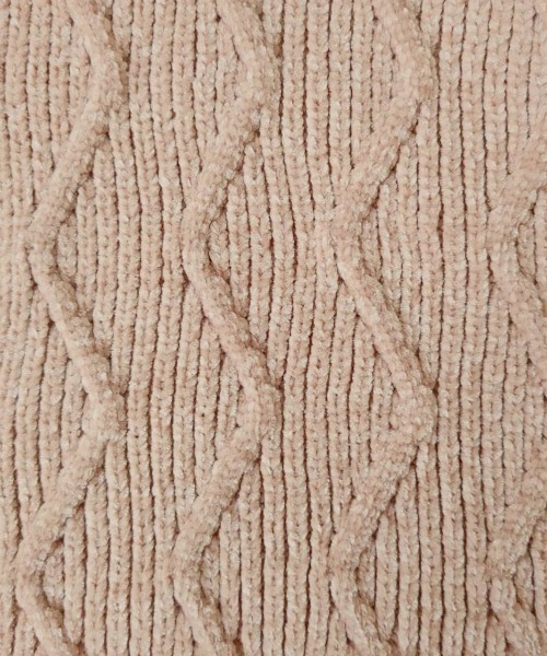 ORIENT MILLINERY(オリエント ミリナリー)の「MALL KNIT BALACLAVA 波編みバラクラバ(ニットキャップ/ビーニー・レディース・ブラック/ベージュ/オレンジ・FREE)」の12枚目の写真