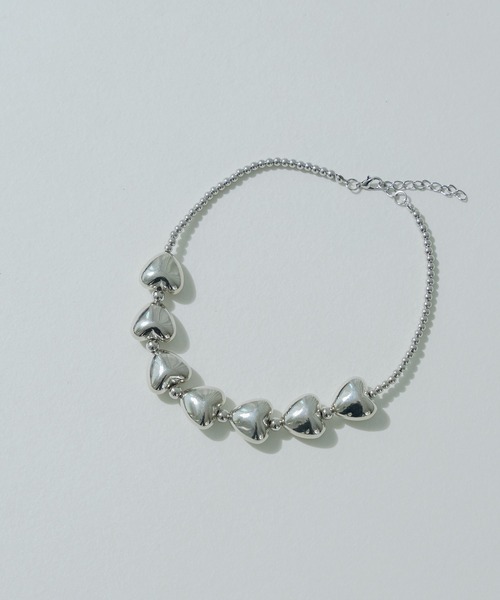 PAIRMANON COEUR（ペアマノンクール）の「【PAIRMANON COEUR】ハートモチーフネックレス（ネックレス・キッズ・グレー系その他・FREE）」の2枚目の写真