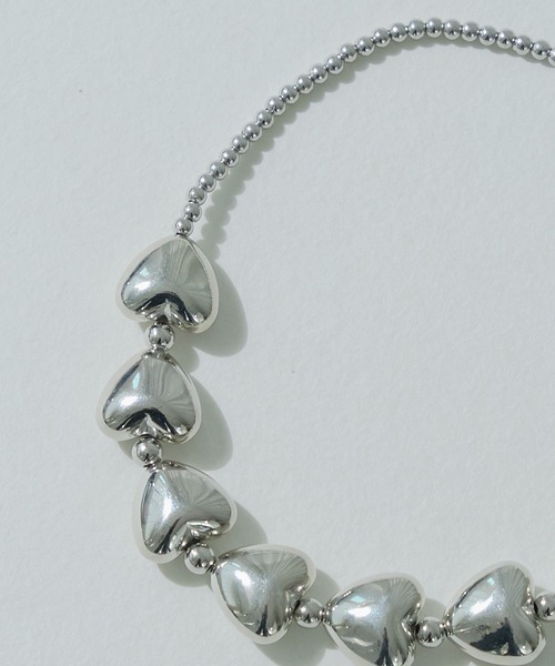 PAIRMANON COEUR（ペアマノンクール）の「【PAIRMANON COEUR】ハートモチーフネックレス（ネックレス・キッズ・グレー系その他・FREE）」の4枚目の写真