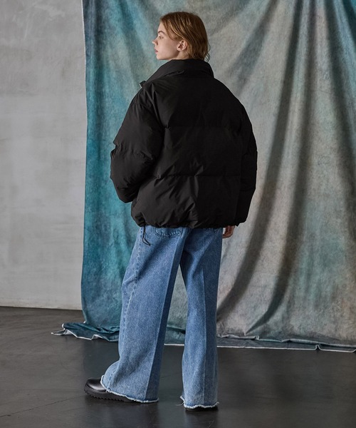 SERACE(セラス)の「【SERACE】Patted volume high neck heat jacket / パテッドボリュームハイネックヒートジャケット(ダウンジャケット/コート・メンズ・ブラック/ブラック系・M/L)」の17枚目の写真