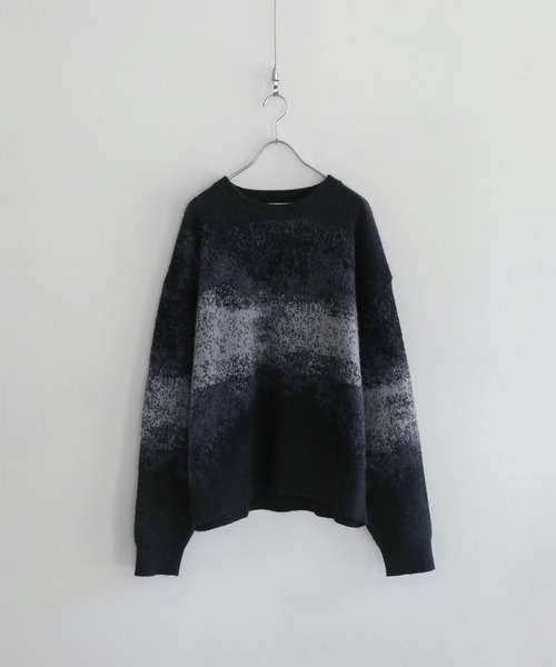 ERL グラデーションニット　モヘア ERL グラデーション セーター | ブルー | FARFETCH JP