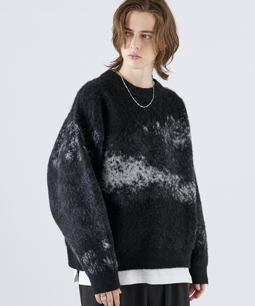 SOCCE（ソーシー）の「ウールミックスモヘアライクルーズシルエット