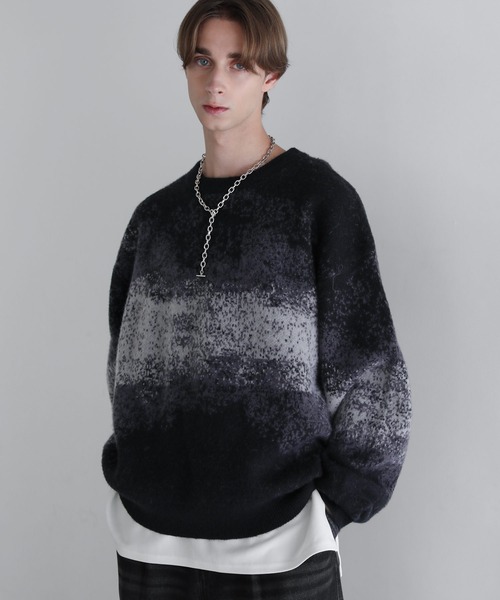 SOCCE（ソーシー）の「モヘアライクルーズシルエットグラデーション